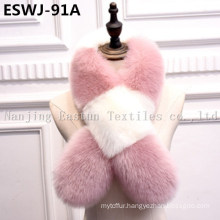 Natural Fox Scarf Eswj-91A